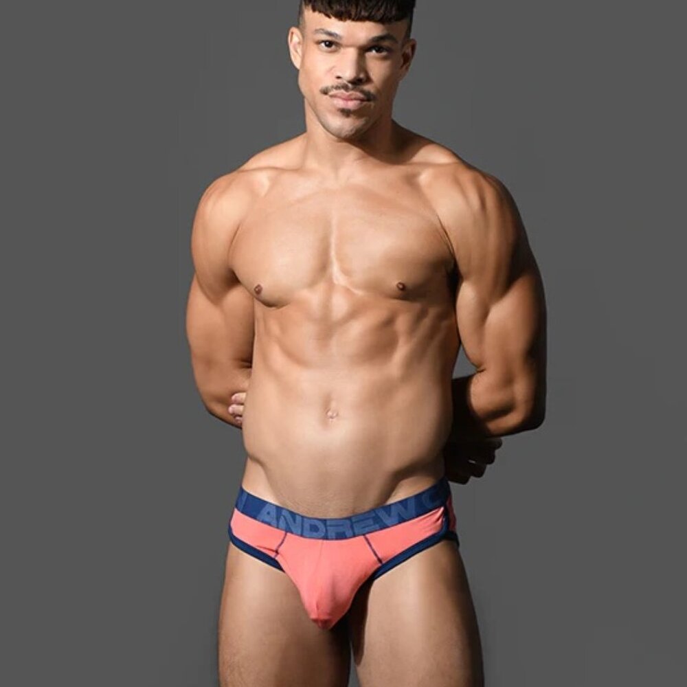 Andrew Christian CoolFlex Modal Brief w/Show-It - Coral Size Large